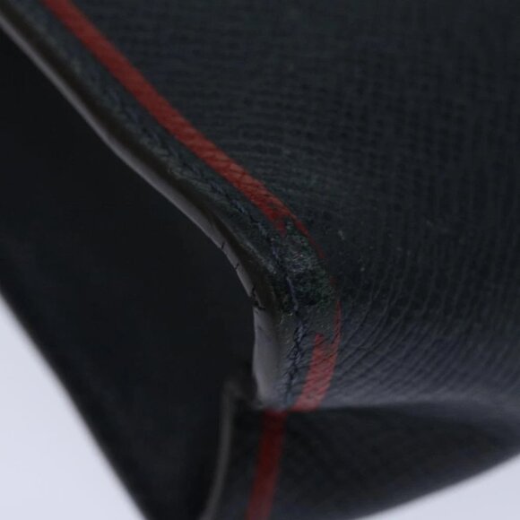 LOUIS VUITTON Taiga Pochette Voyager MM Clutch Bag Blue Marine - Picture 7 of 15